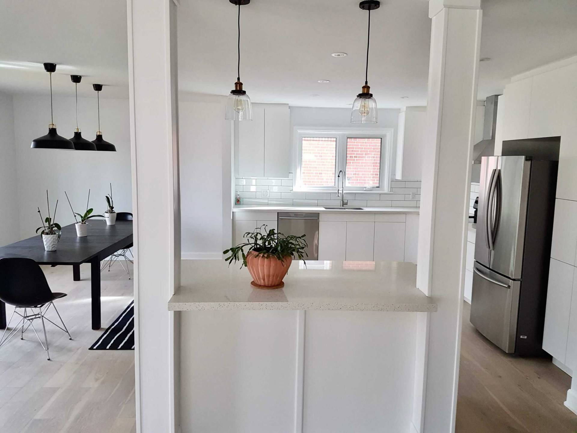 simple white kitchen
